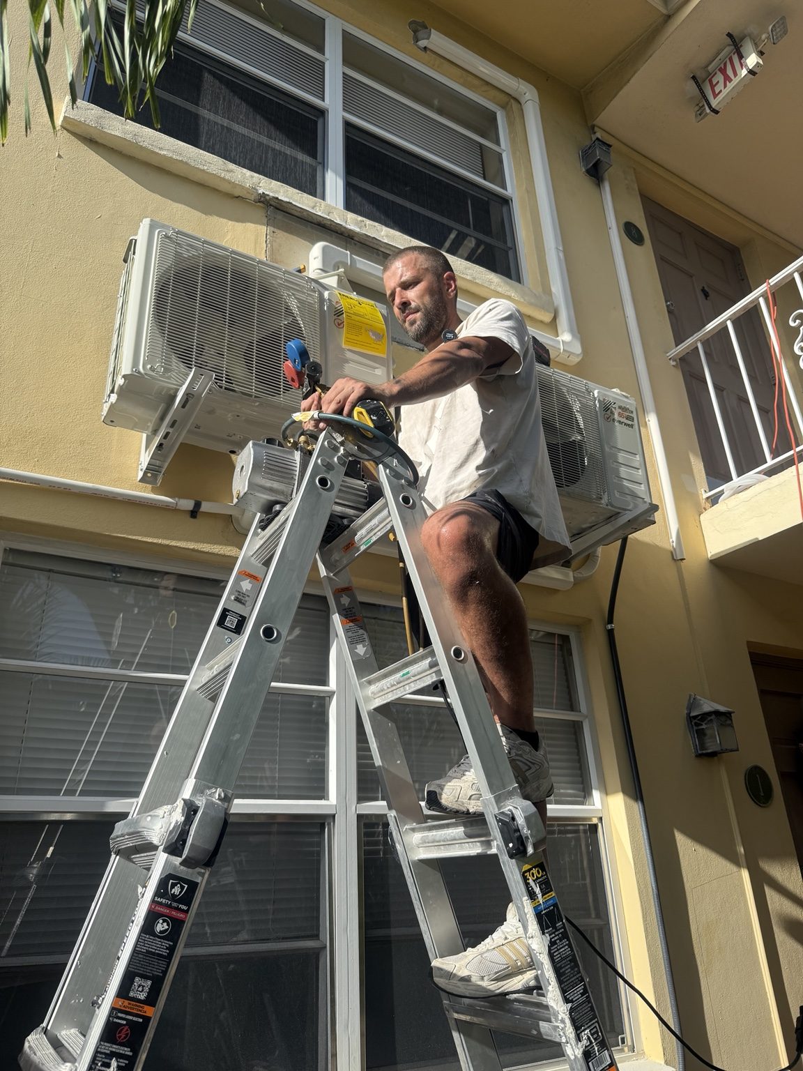Condenser coil cleaning